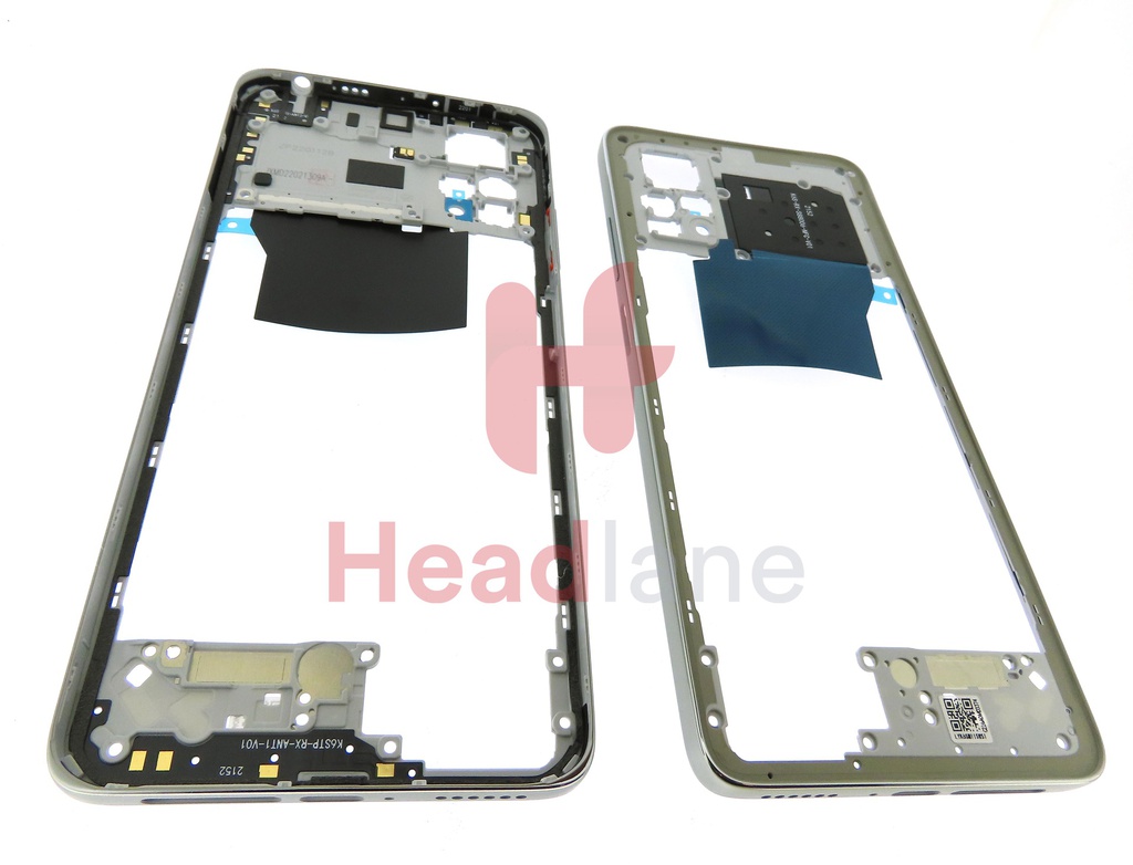 Xiaomi Redmi Note 11 Pro 5G Middle Cover / Chassis - Silver