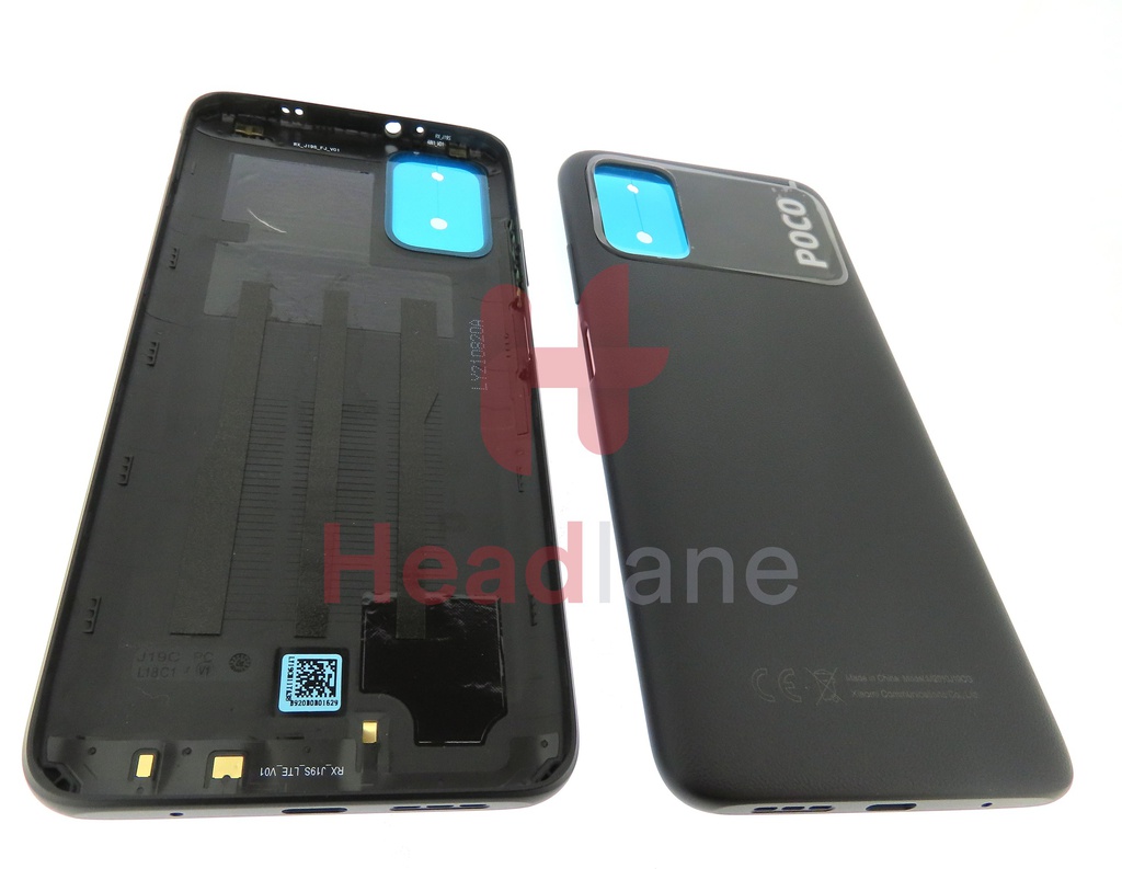 Xiaomi Poco M3 Back / Battery Cover - Tarnish / Black