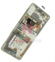 Samsung SM-F711 Galaxy Z Flip3 5G LCD Display / Screen + Touch + Battery - Bespoke Silver (No Camera)