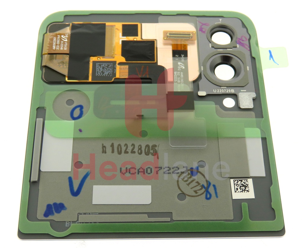 Samsung SM-F721 Galaxy Z Flip4 5G Outer LCD Display / Screen - Bespoke Green