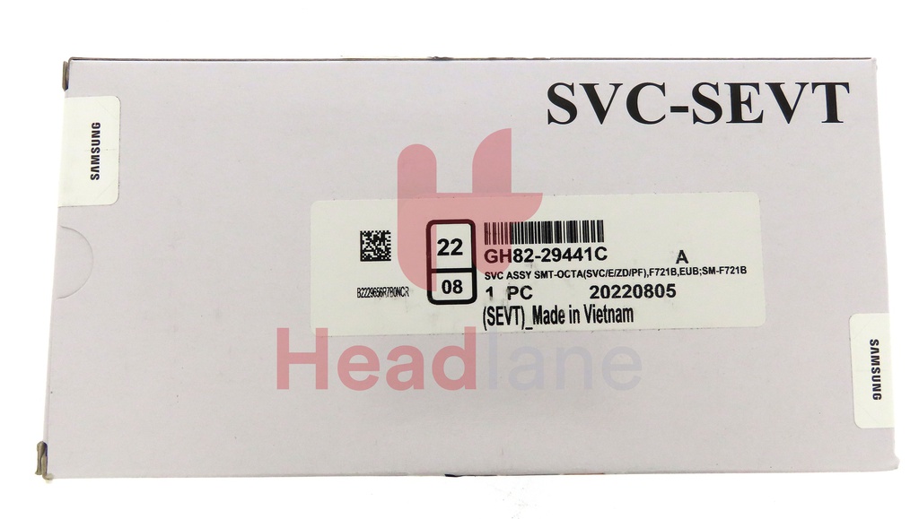 Samsung SM-F721 Galaxy Z Flip4 5G LCD Display / Screen + Touch - Pink Gold