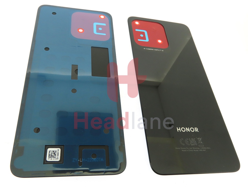Honor X8 5G Back / Battery Cover - Black