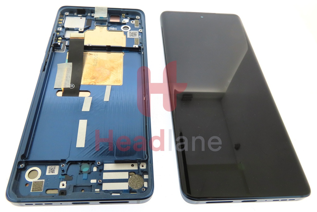 Motorola XT2243 Edge 30 Fusion LCD Display / Screen + Touch - Blue