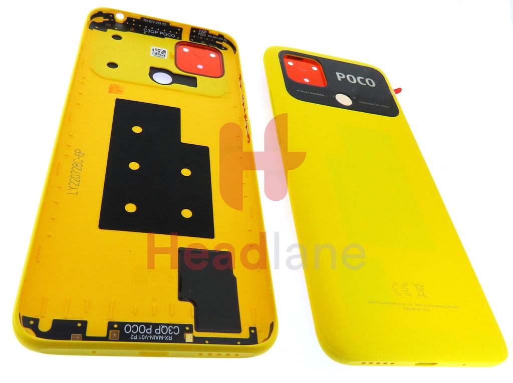 Xiaomi Poco C40 Back / Battery Cover - Yellow