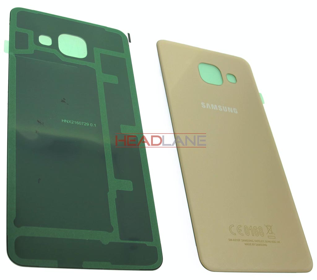Samsung SM-A310 Galaxy A3 (2016) Battery Cover - Gold