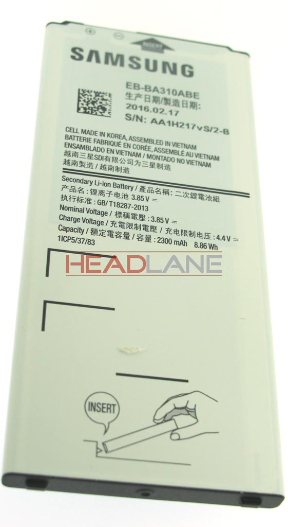 Samsung SM-A310 Galaxy A3 (2016) EB-BA310ABE Battery 2300mAh