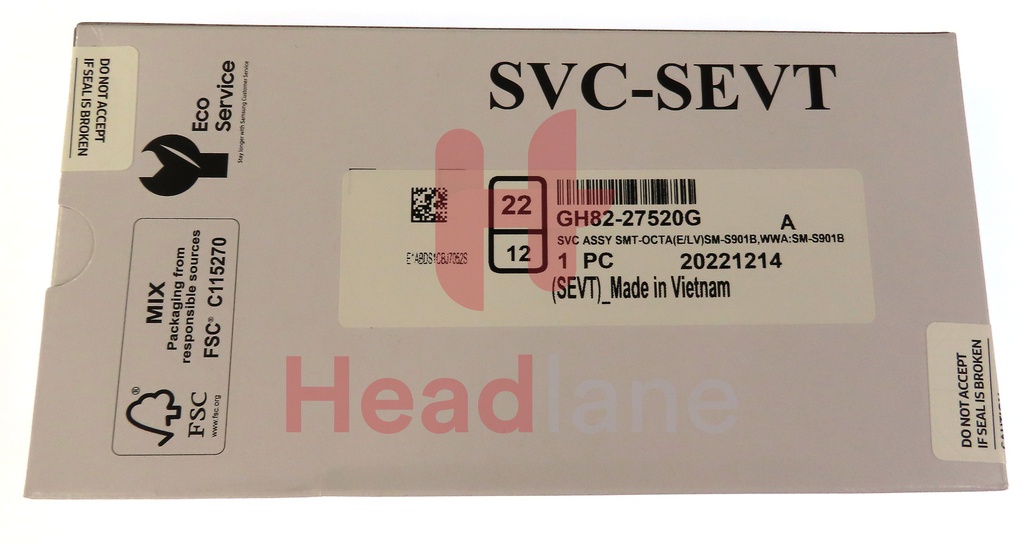 Samsung SM-S901 Galaxy S22 LCD Display / Screen + Touch - Bora Purple