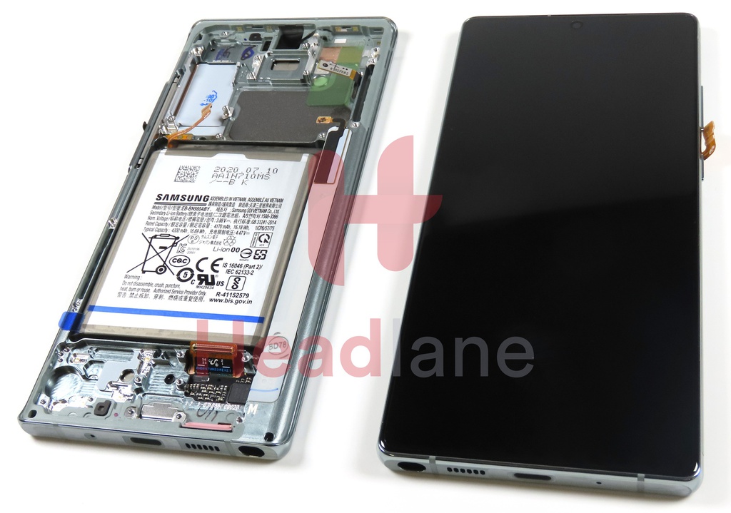 Samsung SM-N980 SM-N981 Galaxy Note 20 LCD Display / Screen + Battery - Green