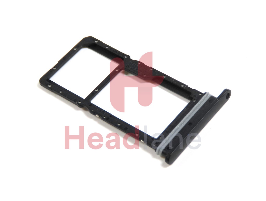 Honor X7a Dual SIM Card Tray - Black
