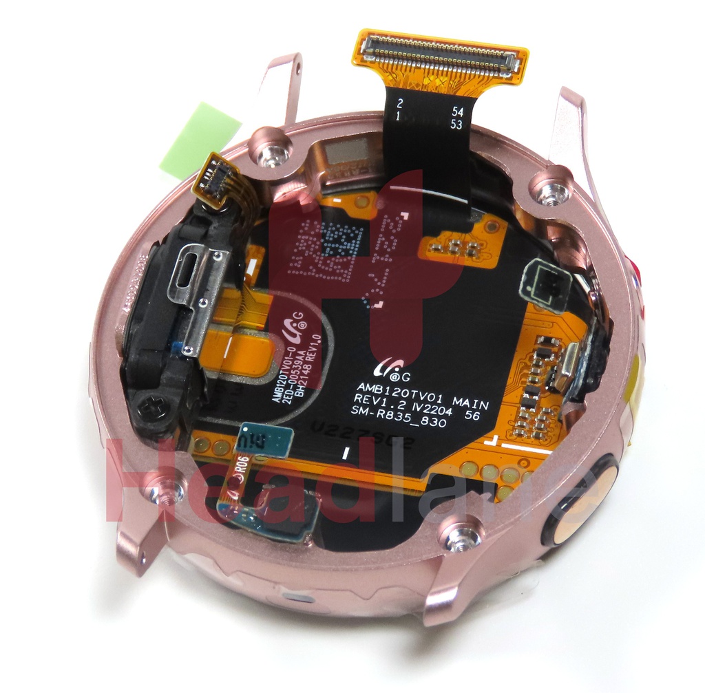 Samsung SM-R830 Galaxy Watch Active2 LCD Display / Screen + Touch - Pink Gold