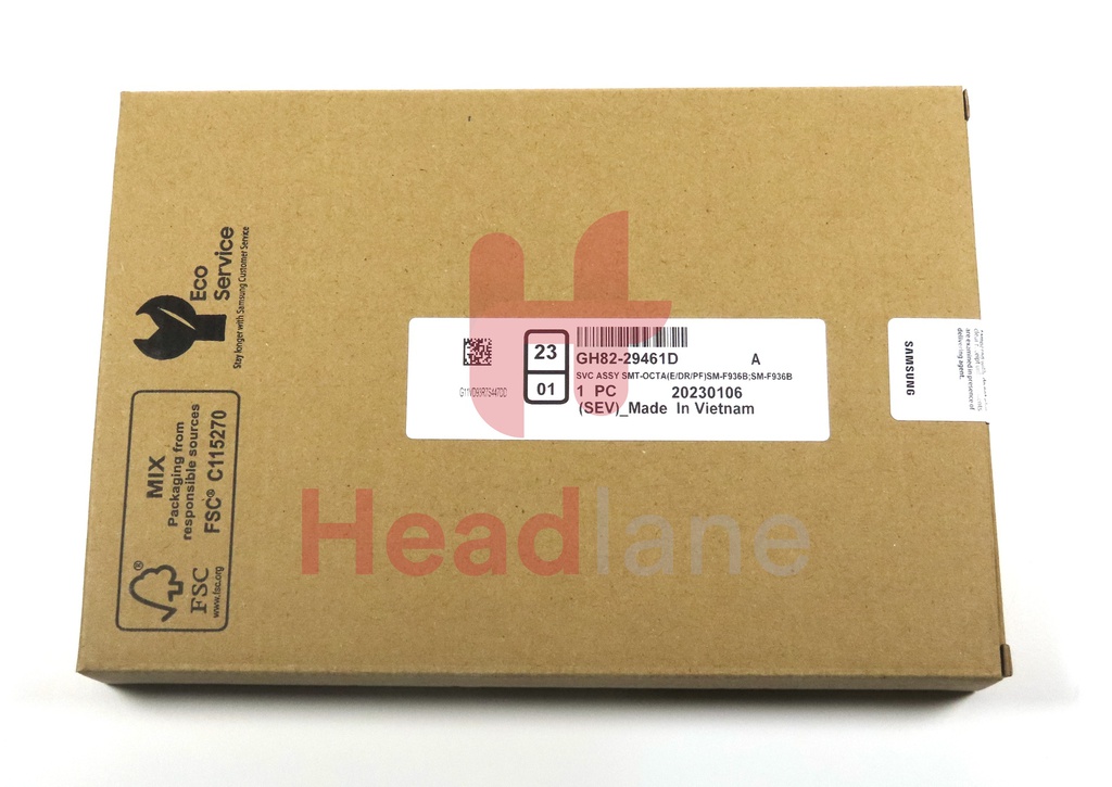 Samsung SM-F936 Galaxy Z Fold4 5G LCD Display / Screen + Touch - Burgundy