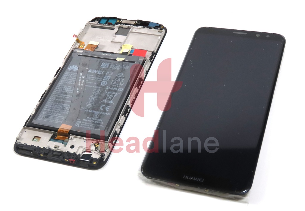 Huawei Mate 10 Lite LCD Display / Screen + Touch +Battery Assembly - Black