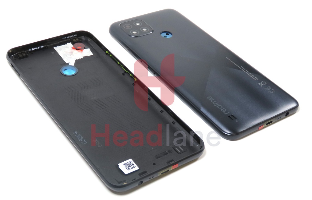 Realme RMX3201 C21 Back / Battery Cover - Cross Black