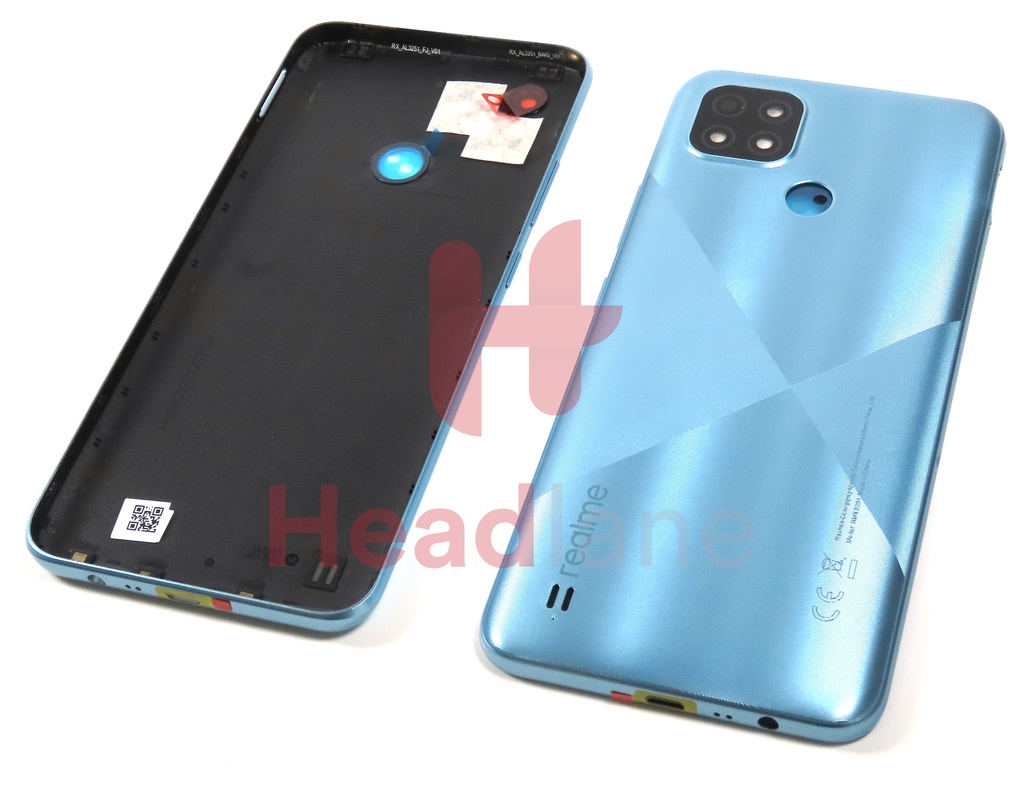 Realme RMX3201 C21 Back / Battery Cover - Cross Blue