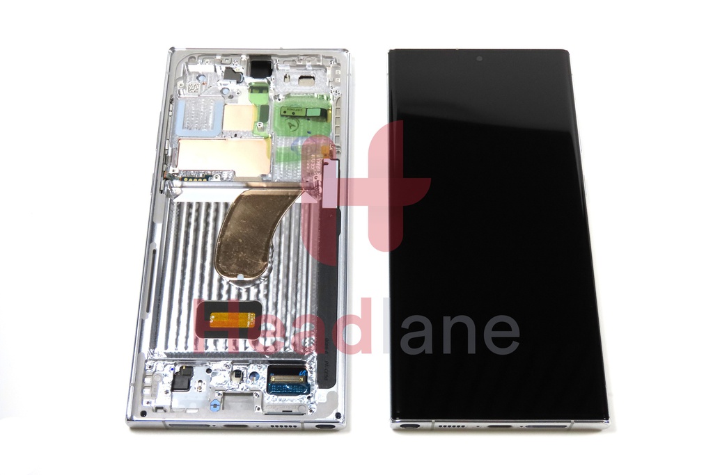 Samsung SM-S918 Galaxy S23 Ultra LCD Display / Screen + Touch - Sky Blue / Lime