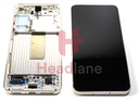 Samsung SM-S911 Galaxy S23 LCD Display / Screen + Touch - Cream