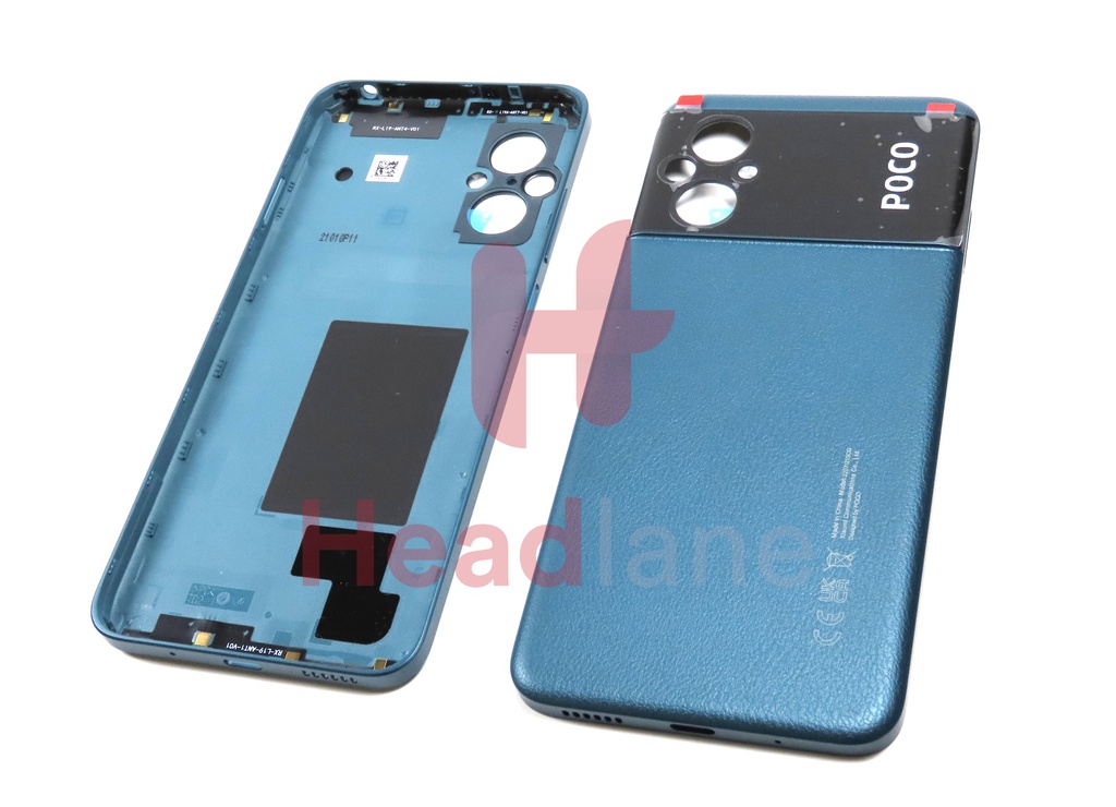 Xiaomi Poco M5 Back / Battery Cover - Cyan / Blue