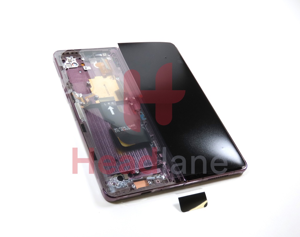 Samsung SM-F936 Galaxy Z Fold4 5G LCD Display / Screen + Touch - Burgundy