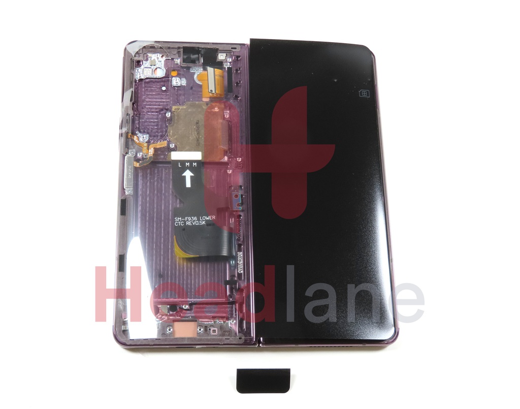 Samsung SM-F936 Galaxy Z Fold4 5G LCD Display / Screen + Touch - Burgundy
