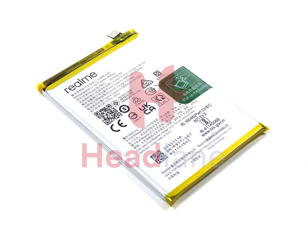 Realme RMX3151 8i BLP877 5000mAh Internal Battery