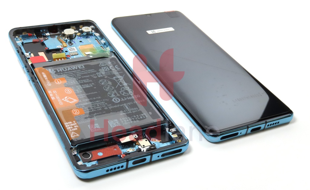 Huawei P30 Pro LCD Display / Screen + Touch + HB486486ECW Battery - Aurora Blue