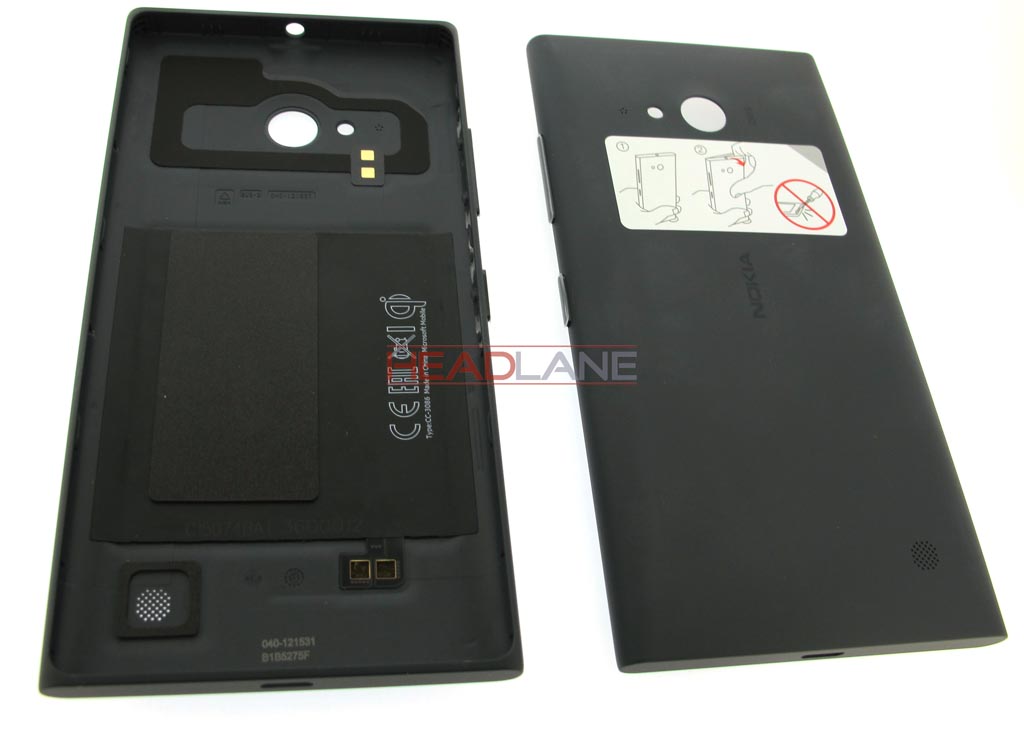 Nokia Lumia 735 WLC Battery Cover - Dark Grey