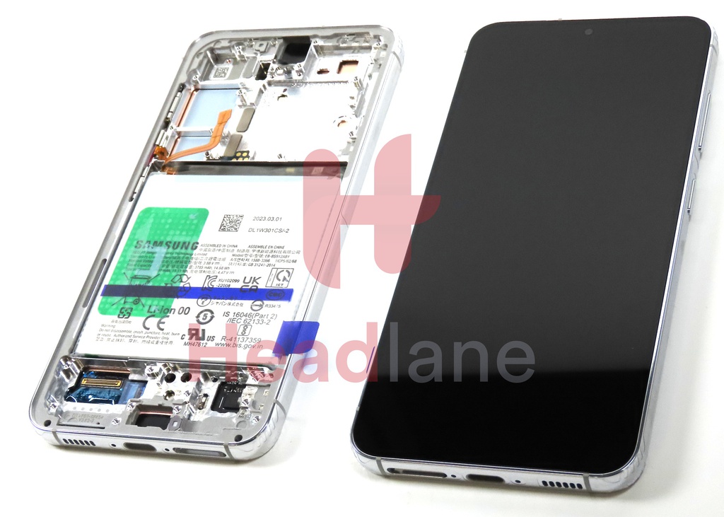 Samsung SM-S911 Galaxy S23 LCD Display / Screen + Touch + Battery - Lime