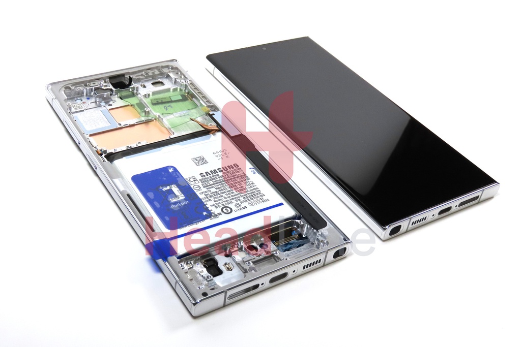 Samsung SM-S918 Galaxy S23 Ultra LCD Display / Screen + Touch + Battery - Sky Blue / Lime