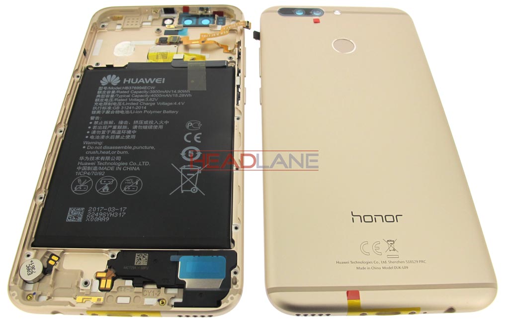 Huawei Honor 8 Pro Battery Cover - Gold