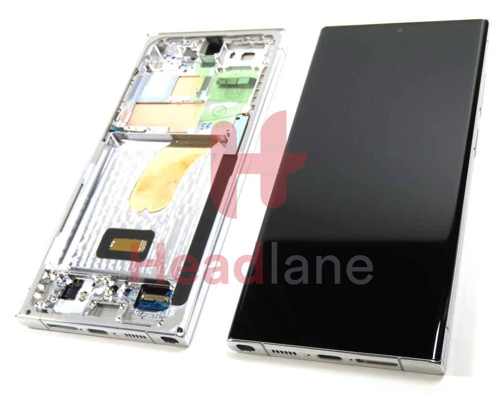 Samsung SM-S918 Galaxy S23 Ultra LCD Display / Screen + Touch - Sky Blue / Lime