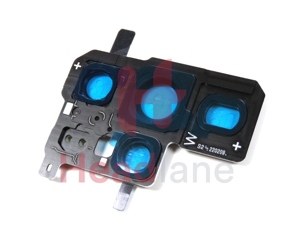 Samsung SM-S908 Galaxy S22 Ultra Camera Decoration / Frame - White / Sky Blue