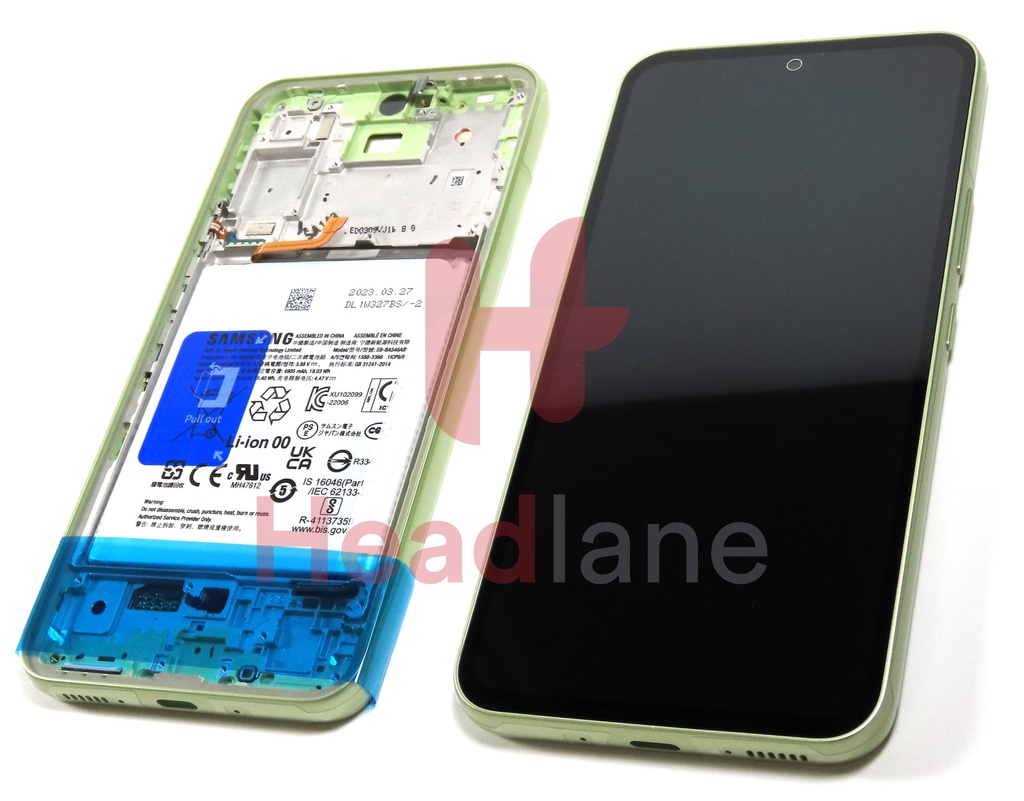 Samsung SM-A546 Galaxy A54 5G LCD Display / Screen + Touch + Battery - Lime