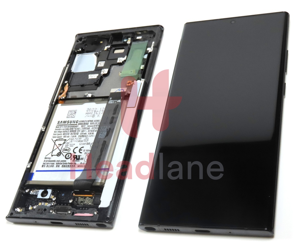 Samsung SM-N986 N985 Galaxy Note 20 Ultra 5G /4G LCD Display / Screen + Touch + Battery - Black (No Camera)