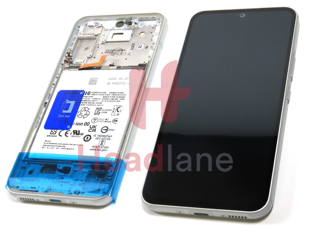 Samsung SM-A546 Galaxy A54 5G LCD Display / Screen + Touch + Battery - White