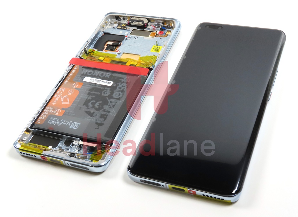 Honor Magic4 Pro LCD Display / Screen + Touch + HB586680EFW Battery - Cyan