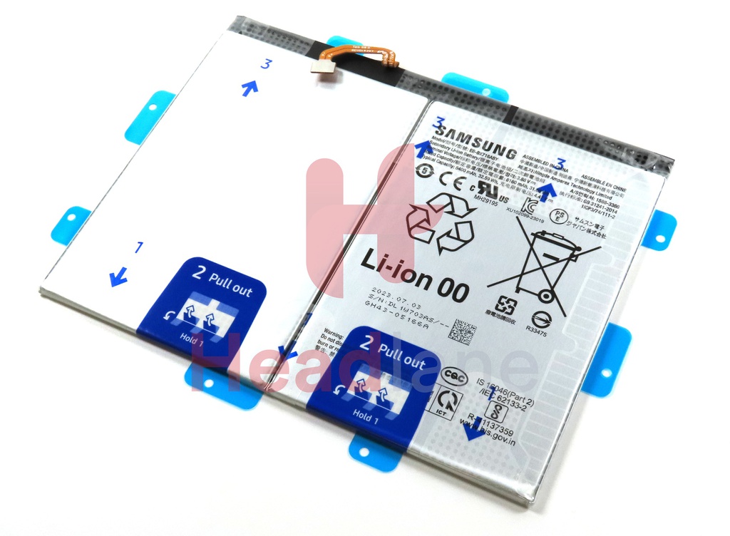 Samsung SM-X710 X716 Galaxy Tab S9 (WiFi/5G) EB-BX716ABY 8400mAh Internal Battery