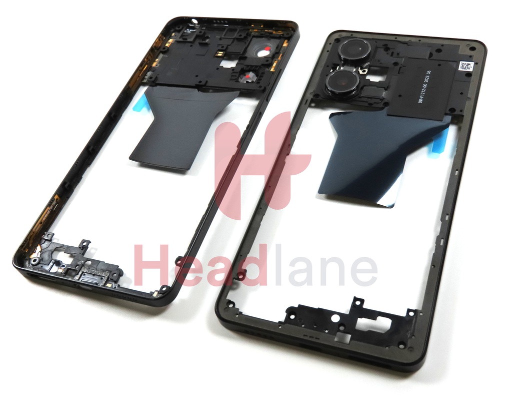 Xiaomi Redmi Note 12 Pro 5G Middle Cover / Chassis - Black