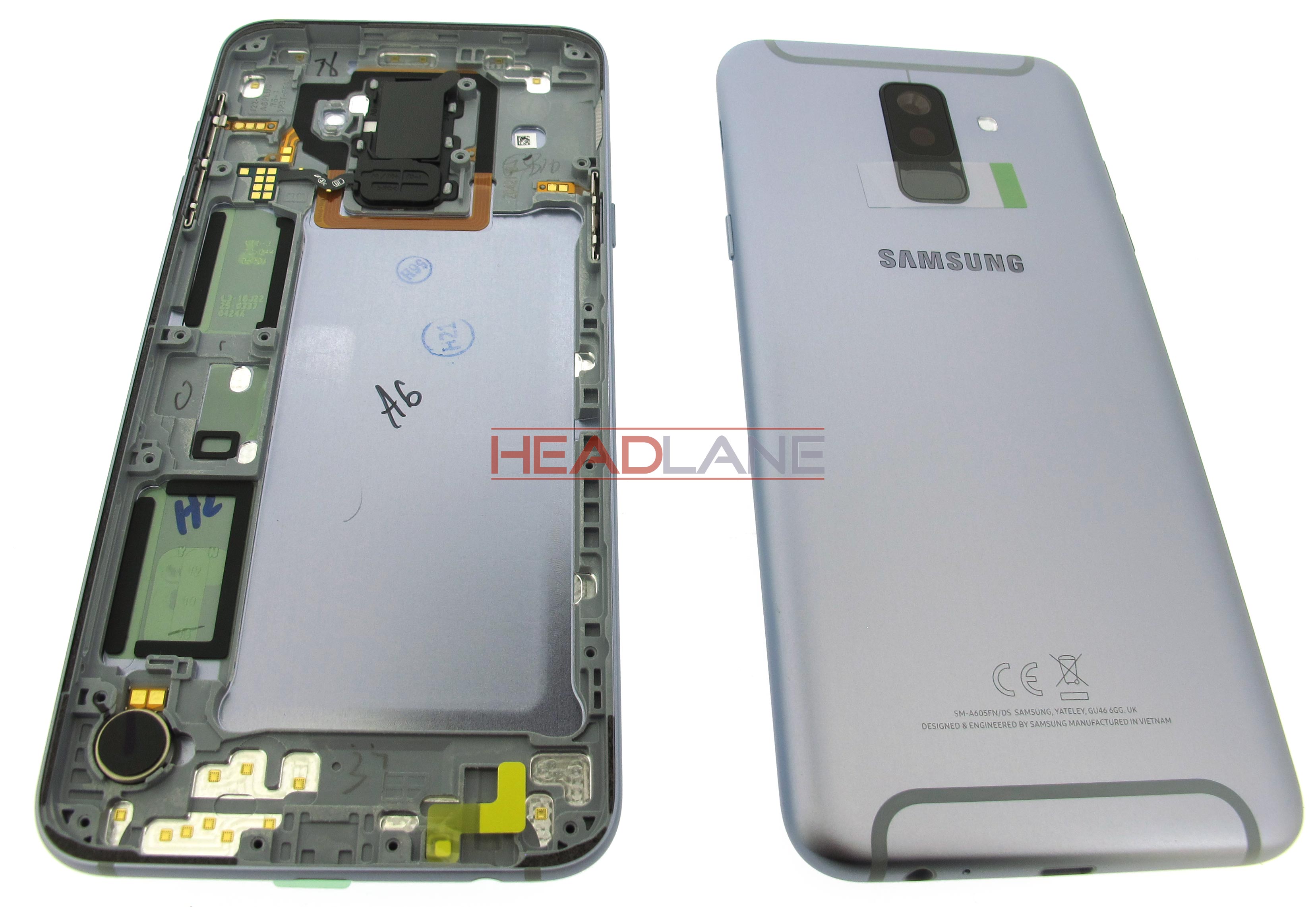 Samsung SM-A605 Galaxy A6+ (2018) Battery Cover - Lavender