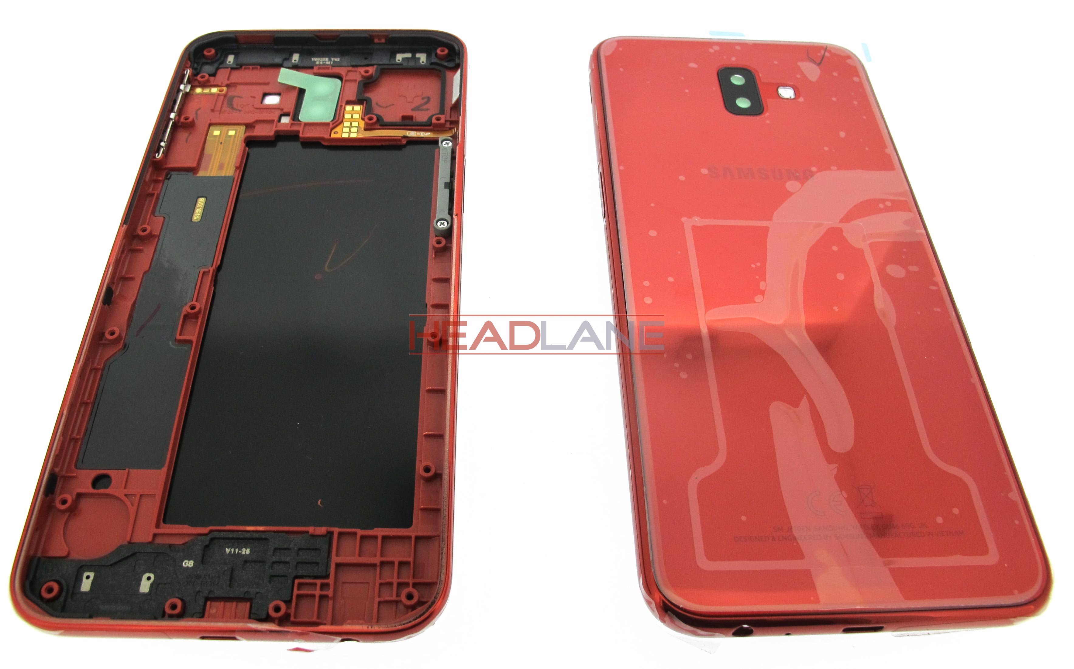 Samsung SM-J610 Galaxy J6+ (2018) Back / Battery Cover - Red