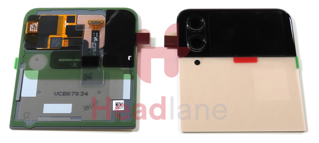Samsung SM-F721 Galaxy Z Flip4 5G Outer LCD Display / Screen - Pink Gold