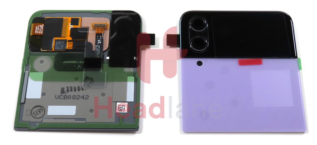 Samsung SM-F721 Galaxy Z Flip4 5G Outer LCD Display / Screen - Bora Purple