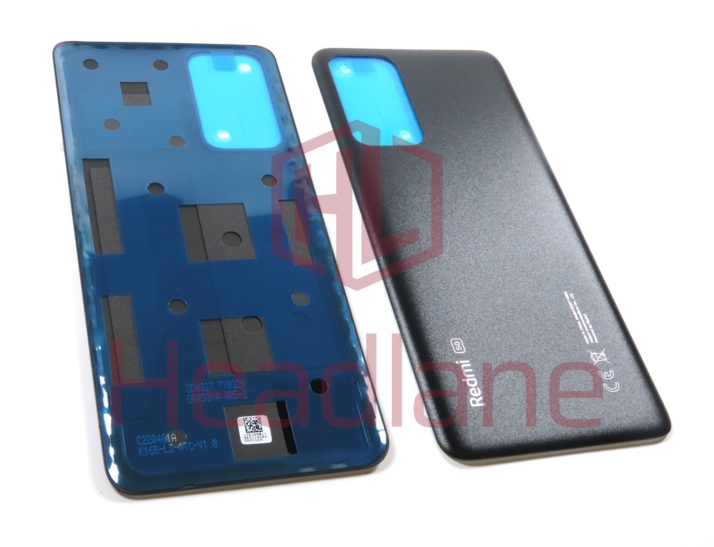 Xiaomi Redmi Note 11S Back / Battery Cover - Black / Grey