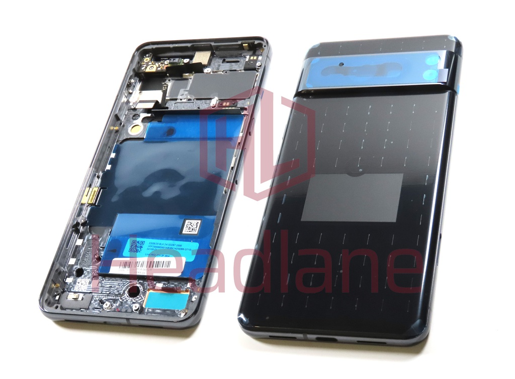 Google Pixel 8 Pro Back / Battery Cover - Black / Obisdian