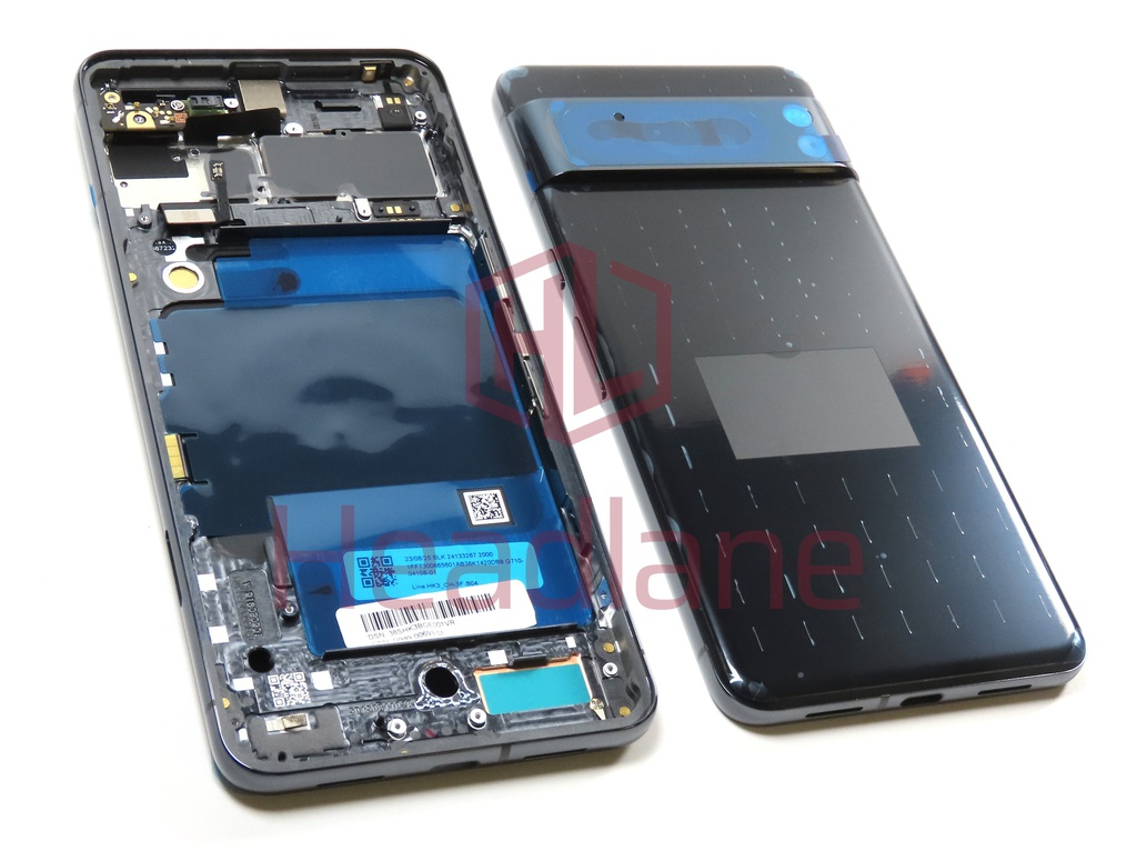 Google Pixel 8 Pro Back / Battery Cover - Black / Obisdian