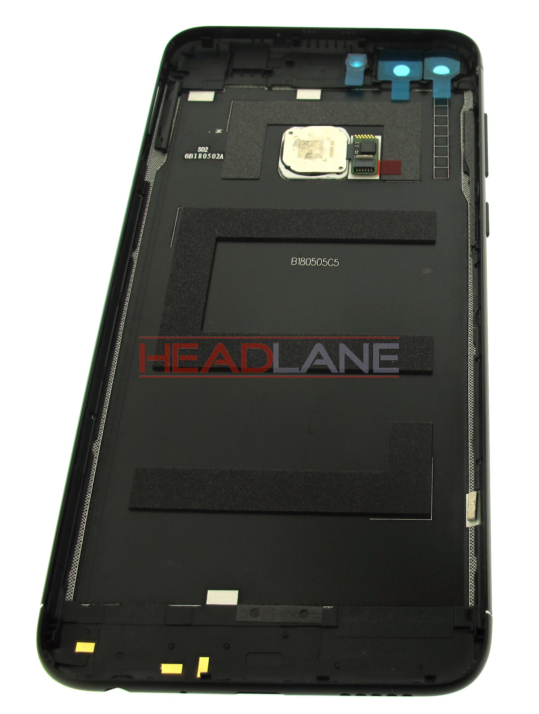 Huawei P Smart Battery Cover + Fingerprint Sensor - Black