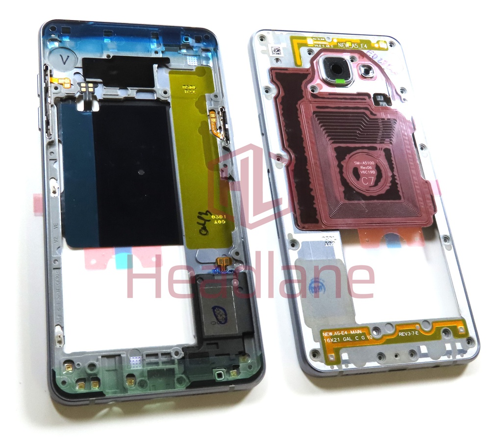 Samsung SM-A510 Galaxy A5 (2016) Middle Cover / Chassis - Black