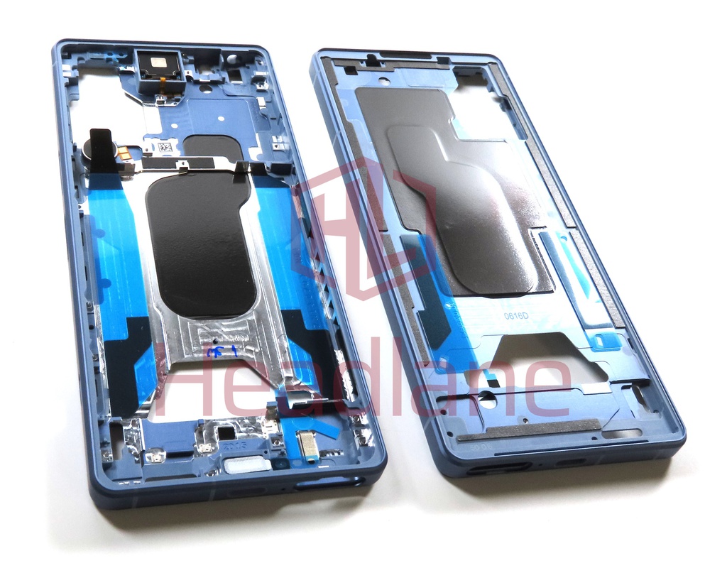 Sony XQ-DE54 Xperia 5 V Middle Cover / Chassis - Blue