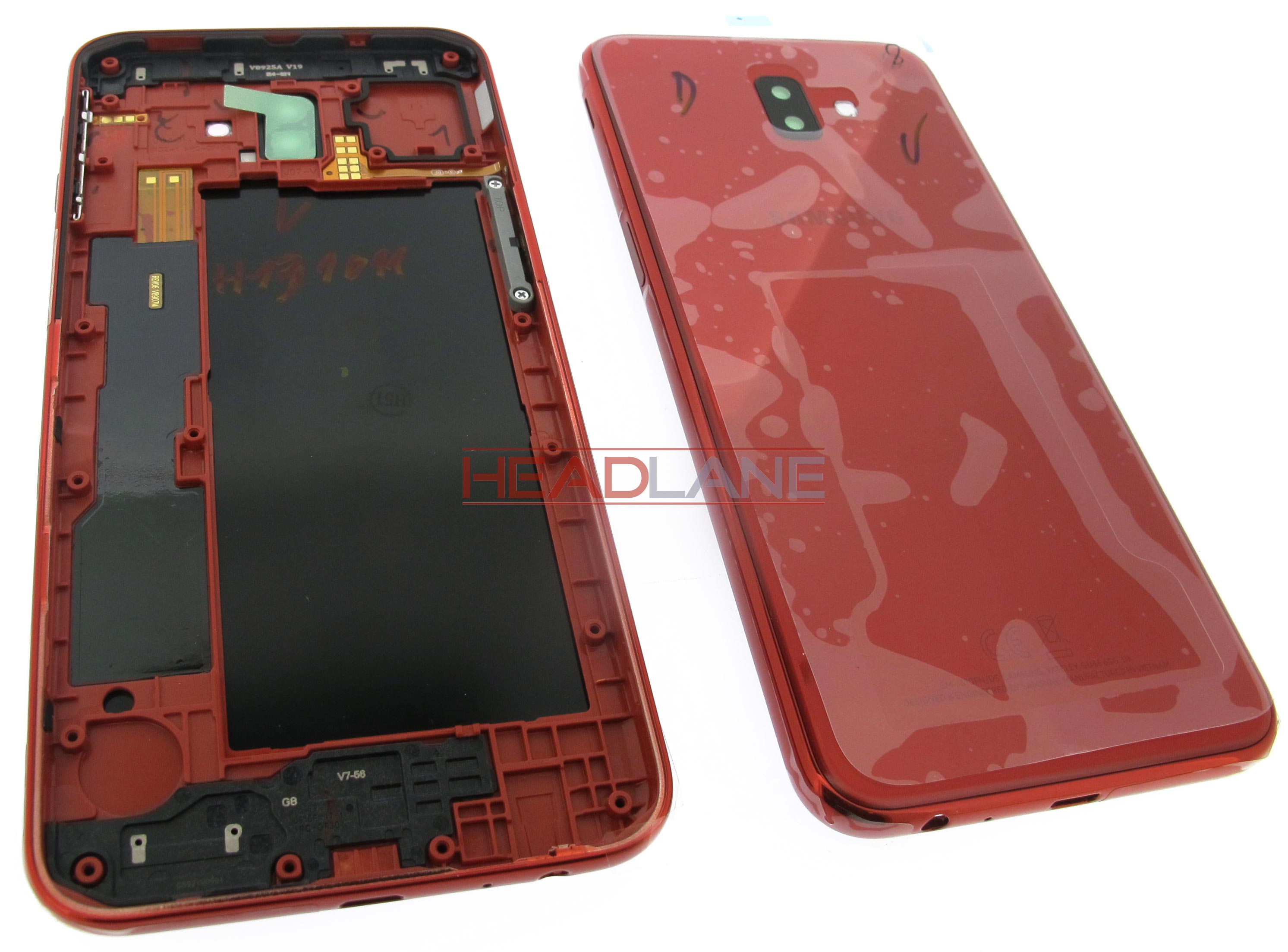 Samsung SM-J610 Galaxy J6+ (2018) Back / Battery Cover - Red