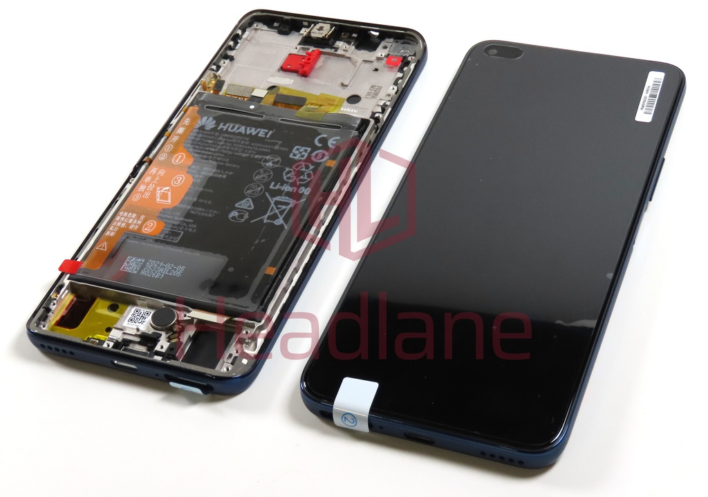 Huawei nova 8i LCD Display / Screen + Touch + Battery - Blue