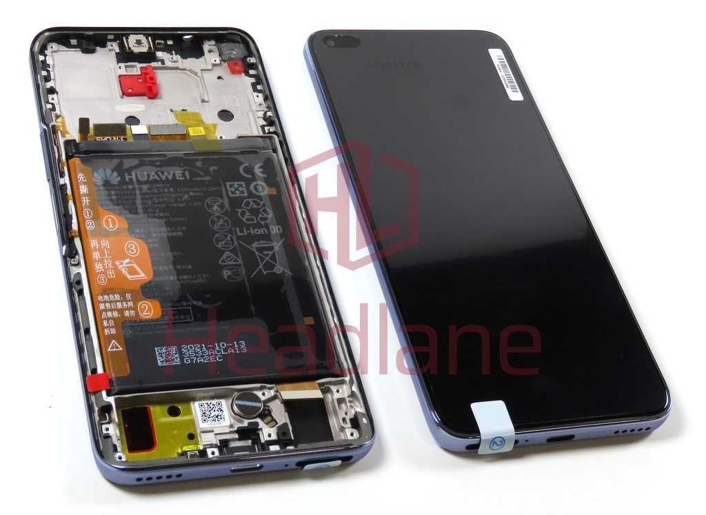 Huawei nova 8i LCD Display / Screen + Touch + Battery - Silver